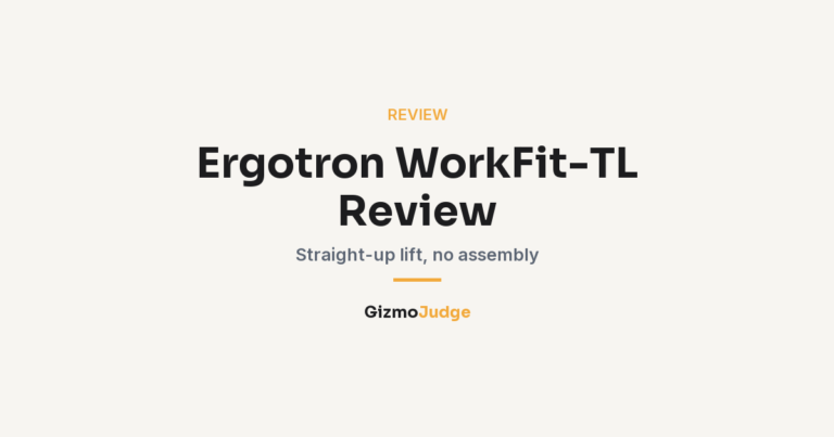 Ergotron WorkFit-TL standing desk converter verdict
