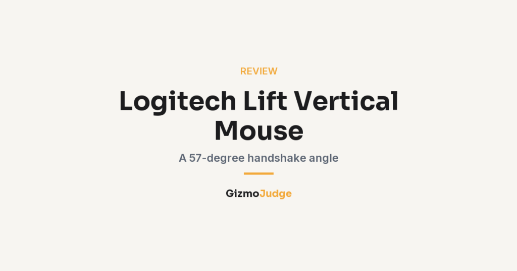 Logitech Lift vertical mouse verdict