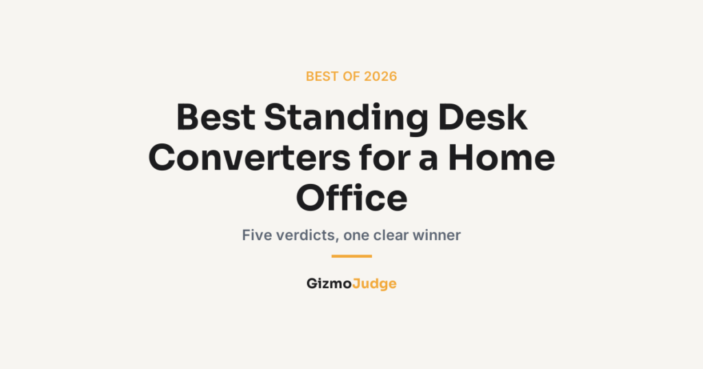 Best standing desk converters for a home office in 2026