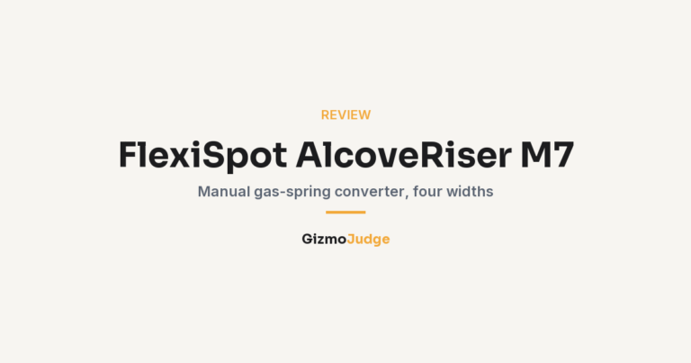 FlexiSpot AlcoveRiser M7 standing desk converter verdict