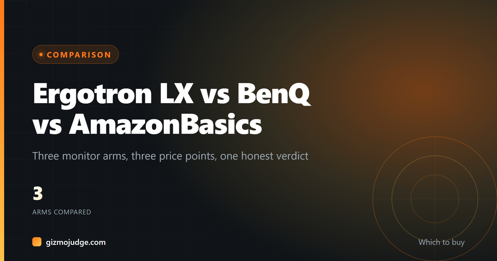 Ergotron LX vs BenQ Ergo Arm vs AmazonBasics: Which Monitor Arm Should You Actually Buy?