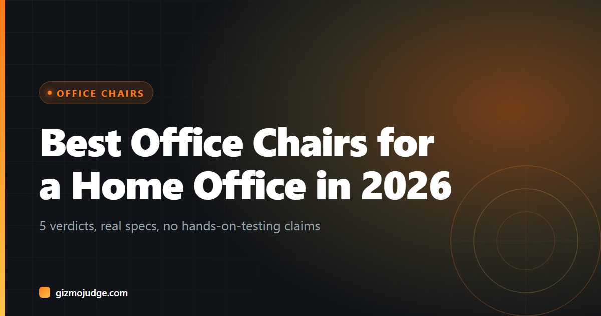 Best Office Chairs for a Home Office in 2026
